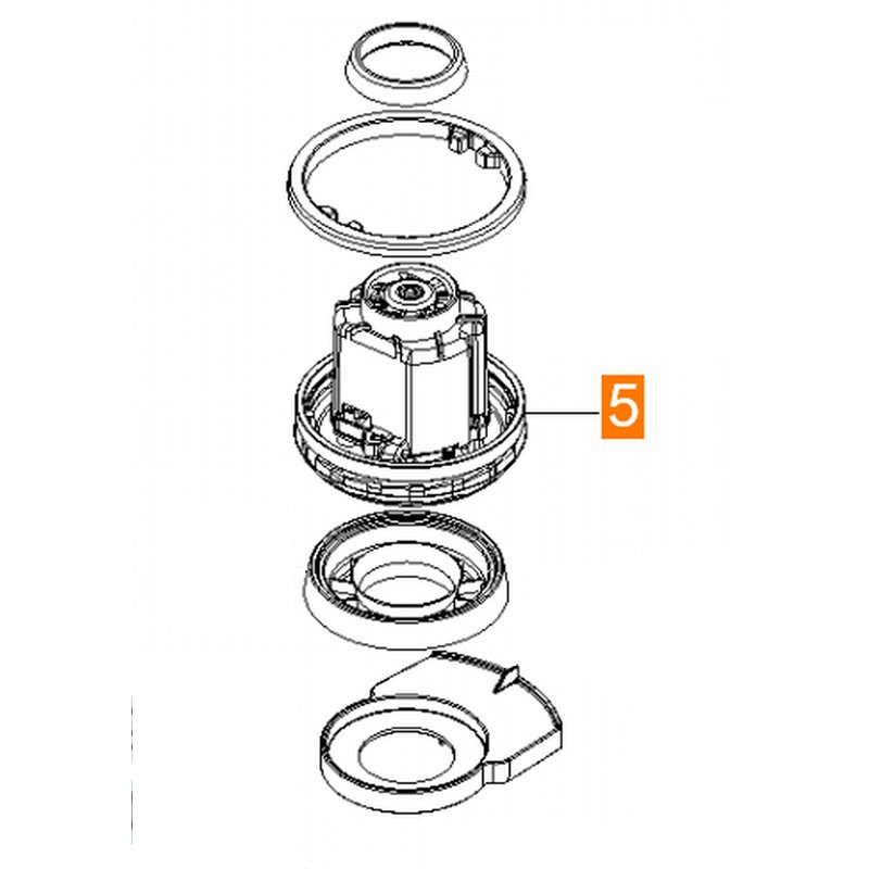 Gebläsemotor 230V Kärcher 6.490-245.0 für Staubsauger - Motoren