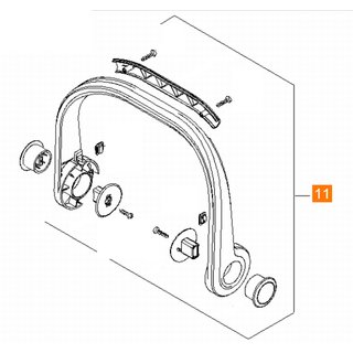 Krcher Nass- Trockensauger Griff komplett fr A 2200 , 2504 , 2604