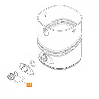 Krcher Nass- Trockensauger Wasser Ablassschraube fr WD 6 P