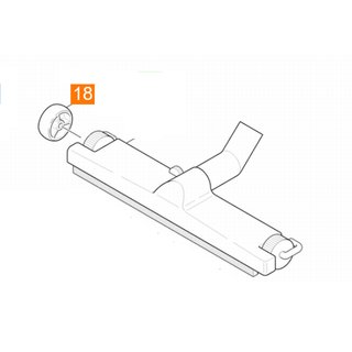 Krcher Nass- Trockensauger Ersatz Laufrolle fr Bodendse Aluminium